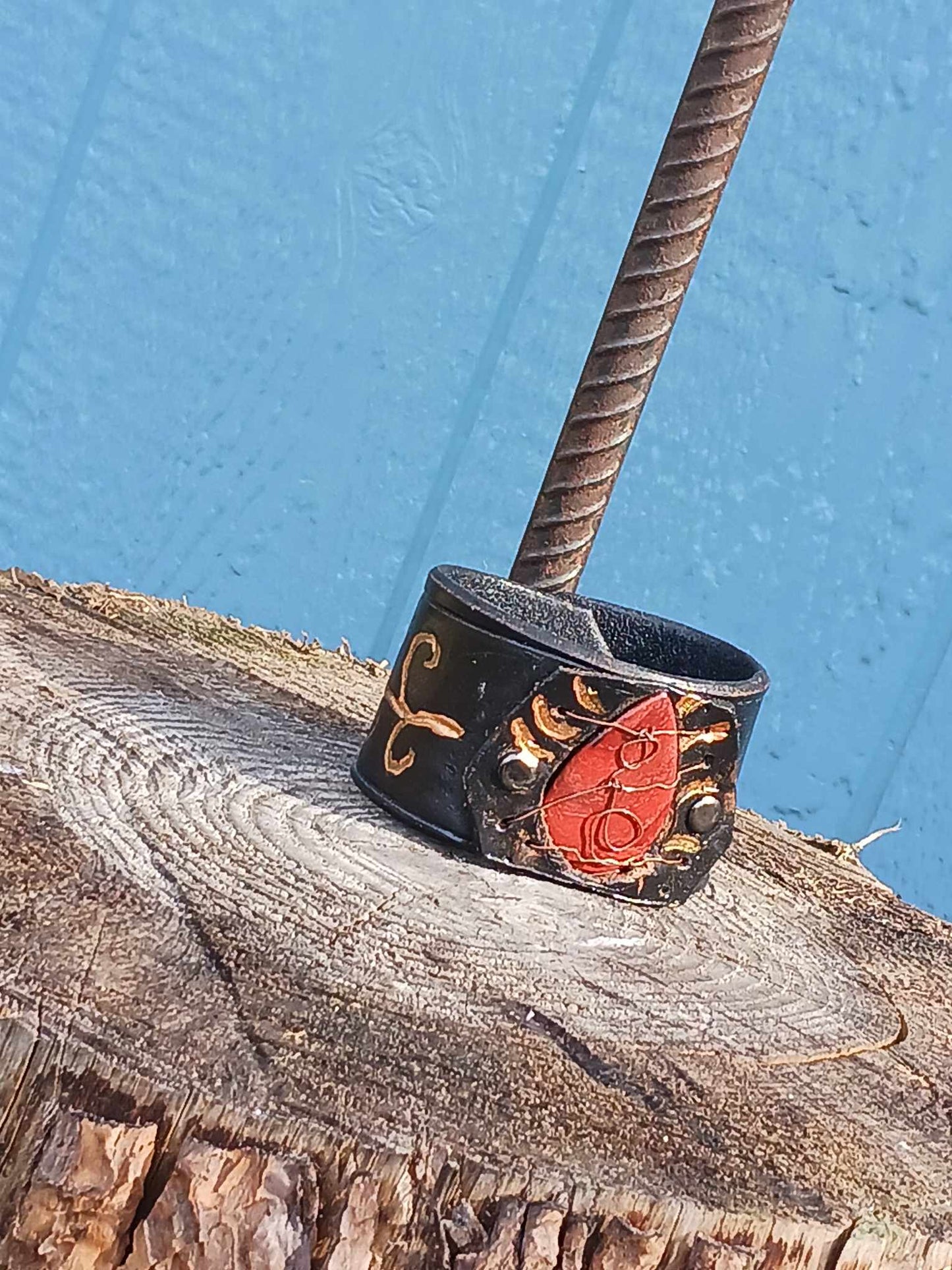 Jasper Leather Cuff